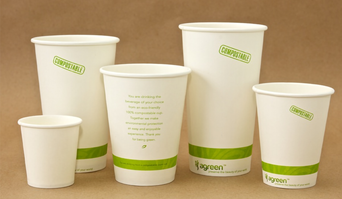 Extra Layer Of Insulation Hot Drink Custom Disposable Coffee Cups With No  Leak