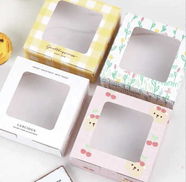 Window pie boxes